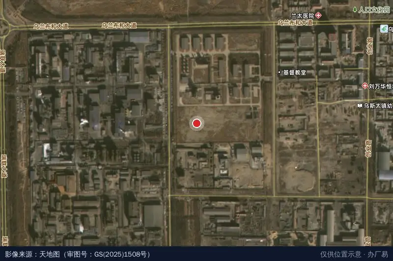 阿拉善经济开发区鹏腾运输有限责任公司卫星位置示意图