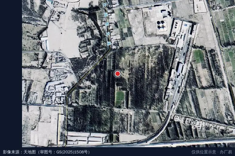 众慕建材机电物流园-9栋卫星位置示意图