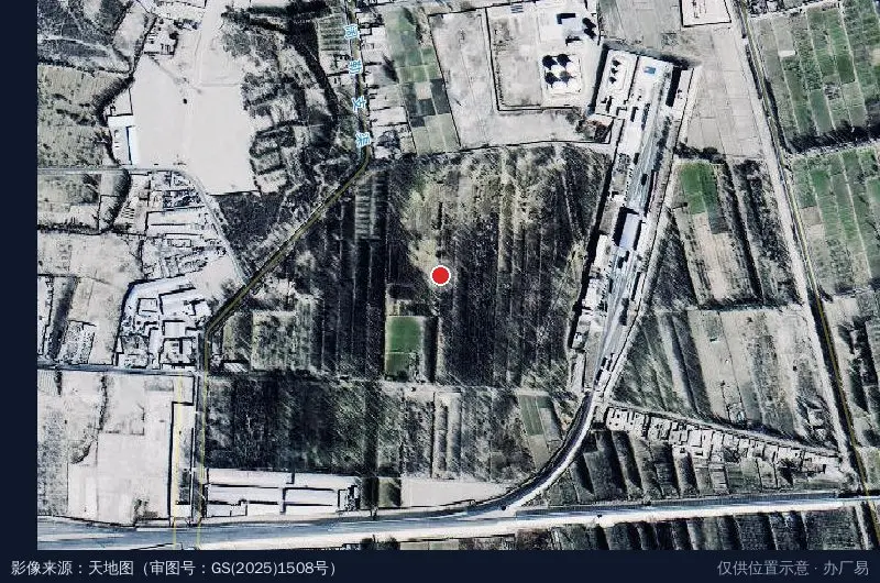 众慕建材机电物流园-8栋卫星位置示意图