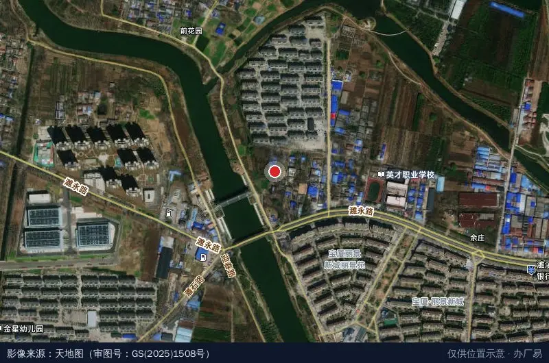 濉溪县经济开发区金梦雅养老服务中心卫星位置示意图