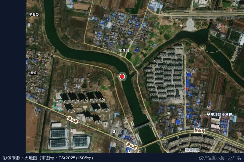 濉溪县经济开发区敬老院卫星位置示意图