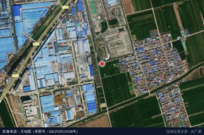 顺远物流园卫星位置示意图