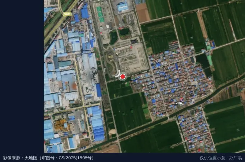 顺远物流园仓储中心卫星位置示意图