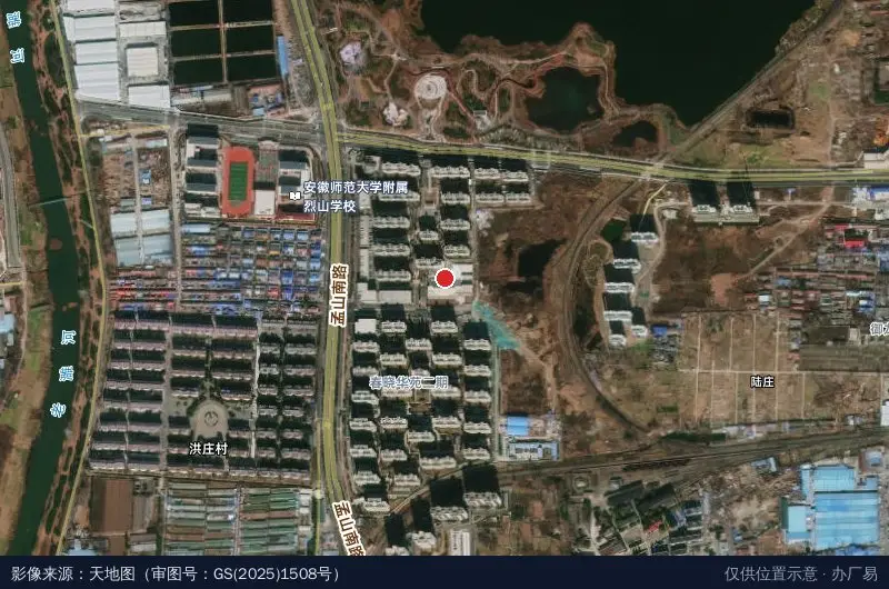 洪庄农业科技示范园奇苑园艺卫星位置示意图