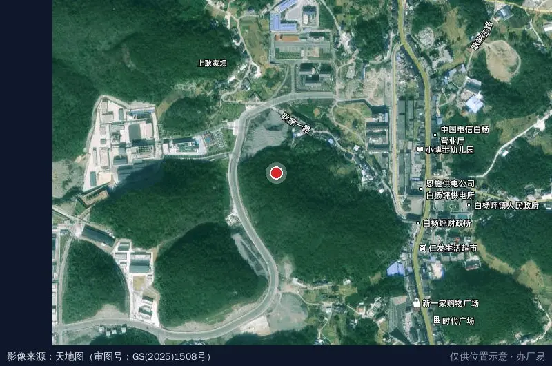 工业园六路卫星位置示意图
