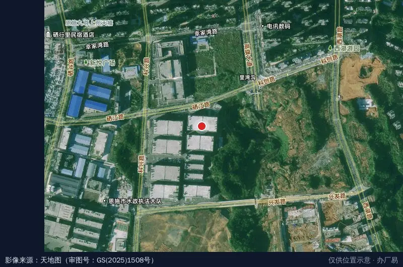 立讯精密电子信息产业园卫星位置示意图