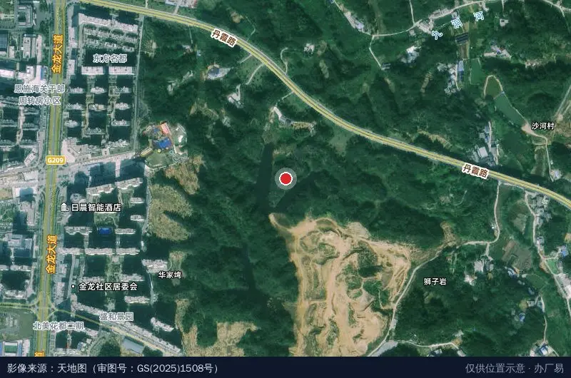 湖北文膳健康科技有限公司卫星位置示意图
