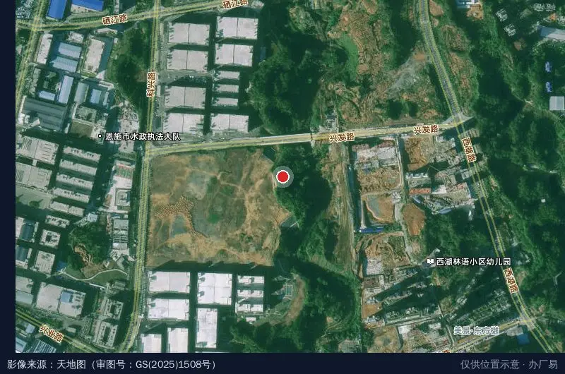 青橙摄影工作室卫星位置示意图