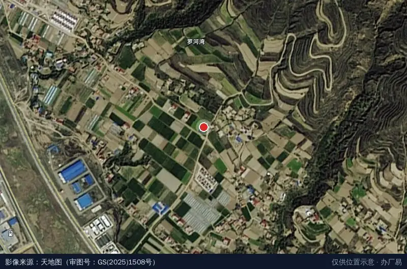 金龙工业集中区卫星位置示意图