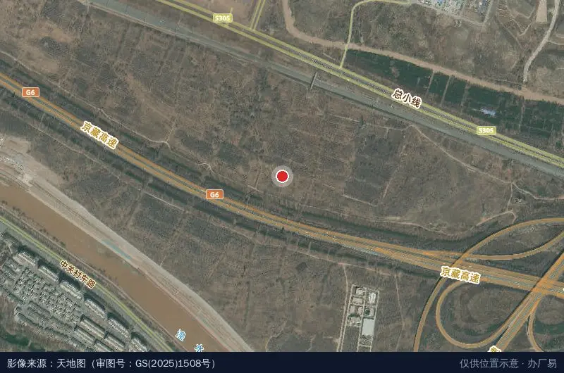 青海能高新能源有限公司卫星位置示意图