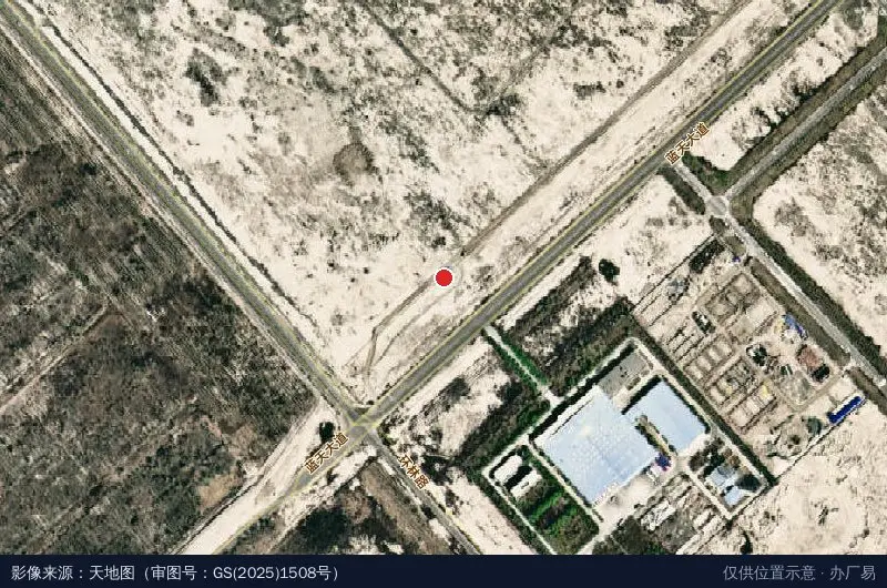 森禾智慧农业产业基地卫星位置示意图