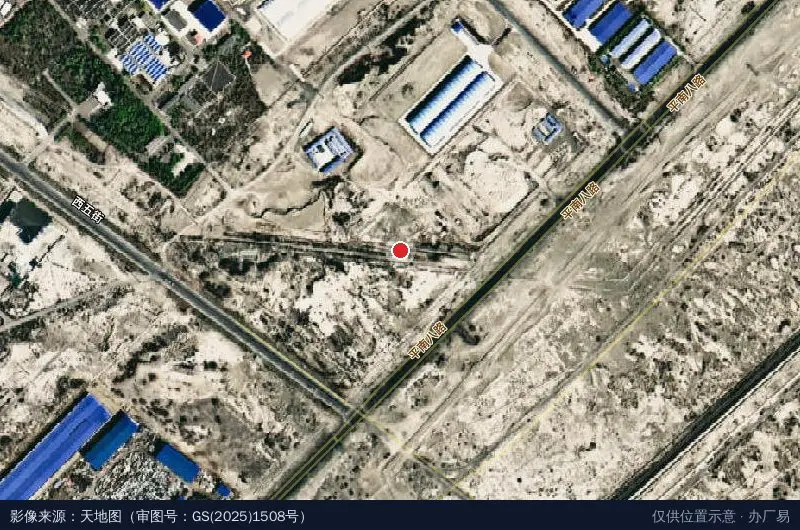 克拉玛依装备制造产业基地卫星位置示意图