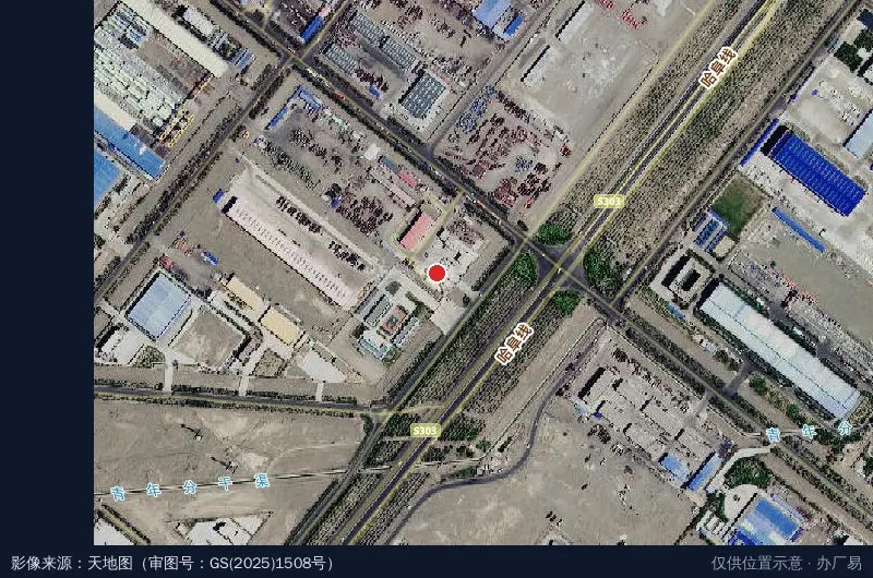 哈密源阳新能源有限公司卫星位置示意图