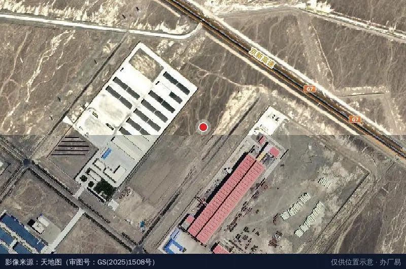 新疆鹏煜能源科技集团有限公司卫星位置示意图