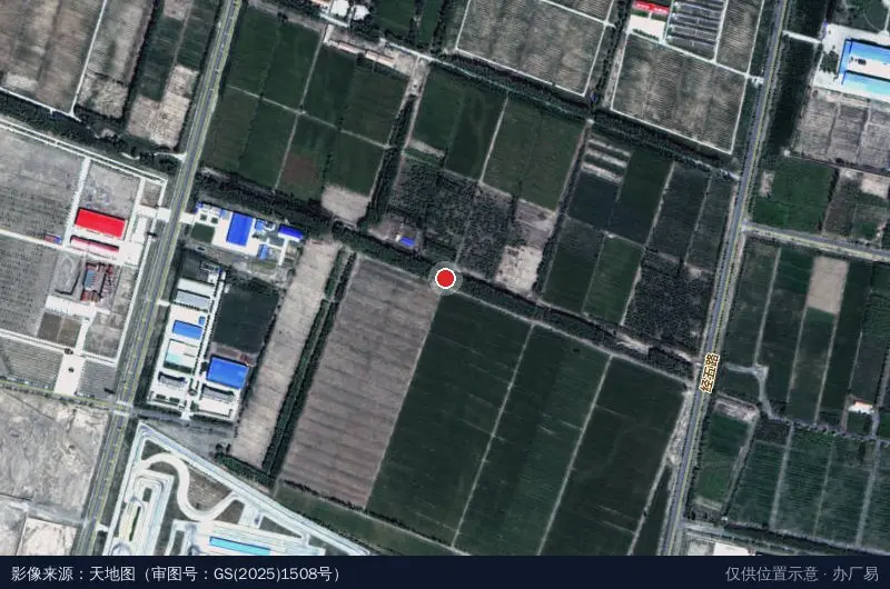 高台工业园区创业孵化中心卫星位置示意图