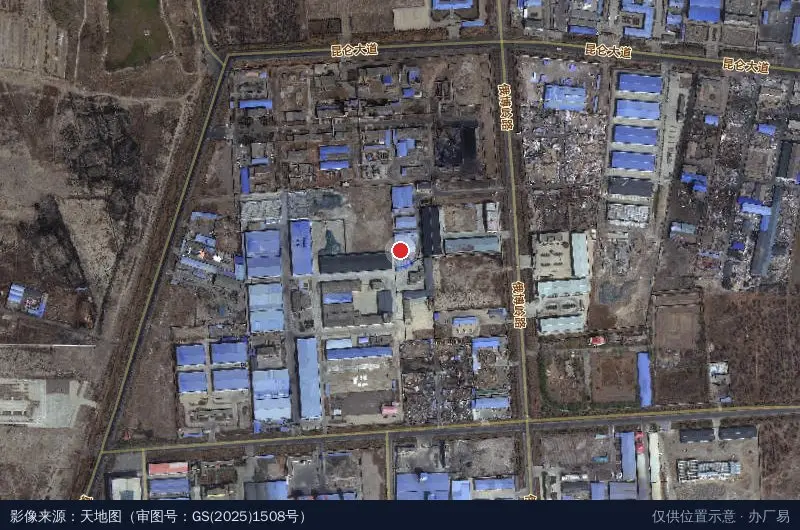 甘肃聚泰园环保科技有限公司卫星位置示意图