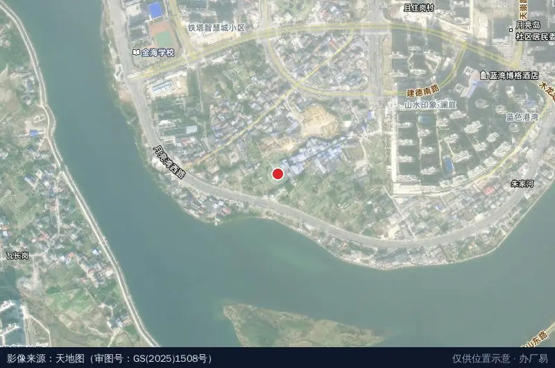 张家界丝绸之路国际文化旅游产业园卫星位置示意图