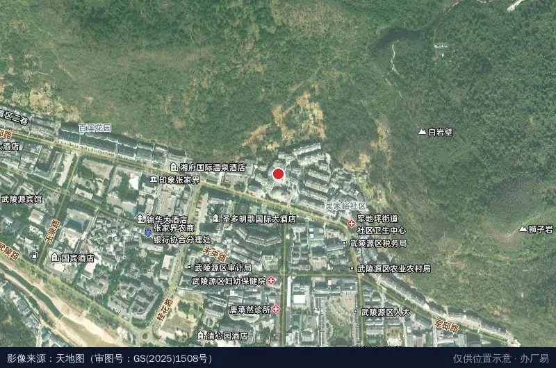 国家文化产业基地卫星位置示意图