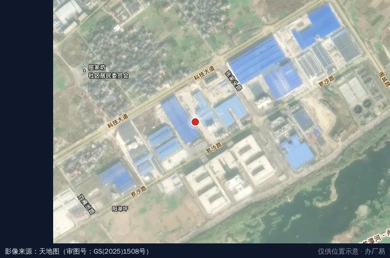 张家界东森包装制品有限公司卫星位置示意图