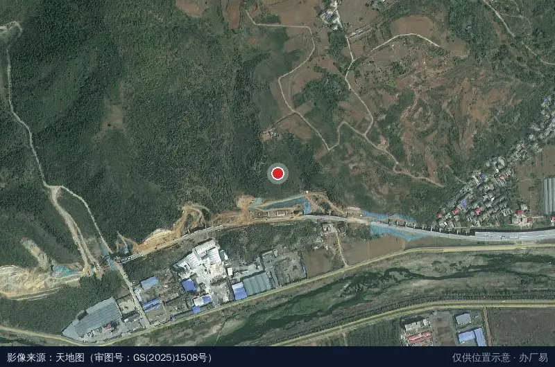 泰华制药医药产业园卫星位置示意图
