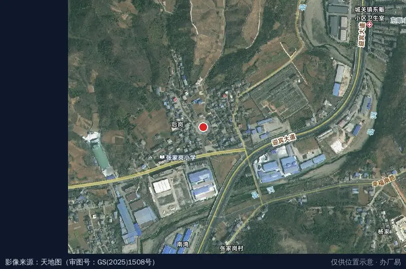 丰联现代农业产业园卫星位置示意图