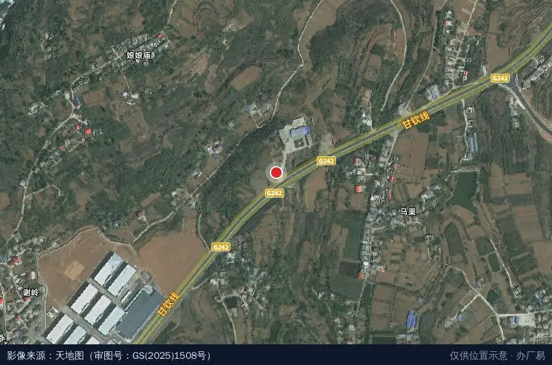 洛南县县域工业集中区开发建设有限责任公司卫星位置示意图