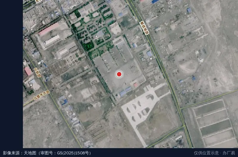 鄯善工业园区鑫燚制氧有限责任公司卫星位置示意图