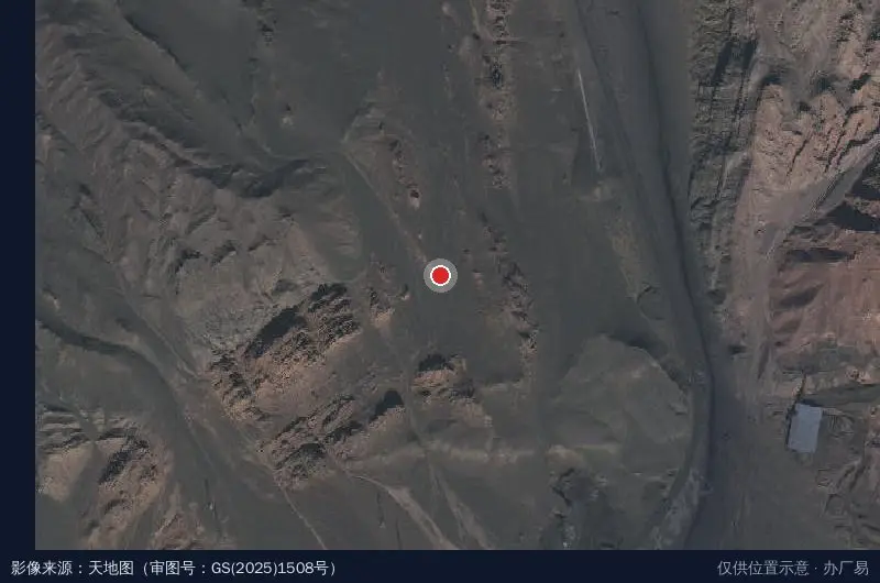 中泰集团圣雄工业园区卫星位置示意图