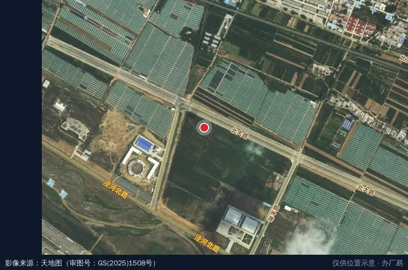 平凉启航未来智能终端光电产业园卫星位置示意图