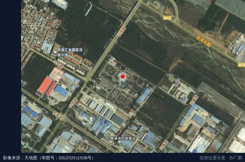 甘肃金江产业园卫星位置示意图