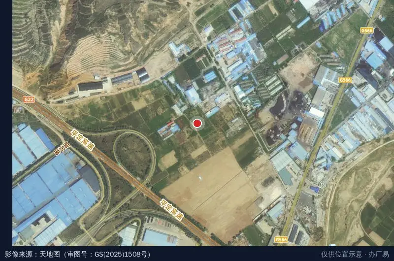 中邦伟业就业创业孵化园卫星位置示意图