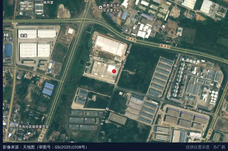 洋浦经济开发区干冲区办事处卫星位置示意图