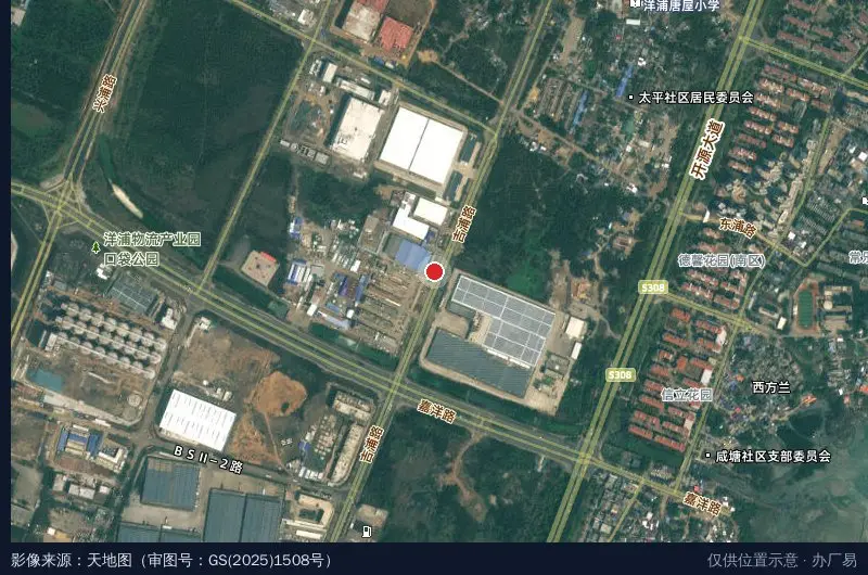 洋浦经济开发区人力资源开发局卫星位置示意图