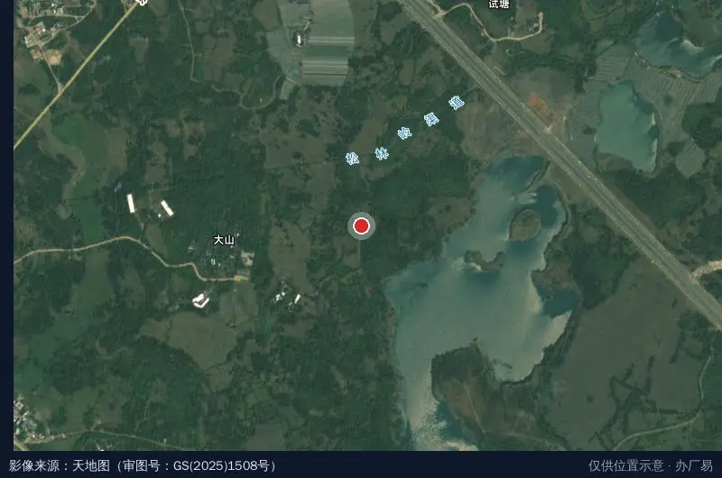 洋浦经济开发区三都百香大排档卫星位置示意图