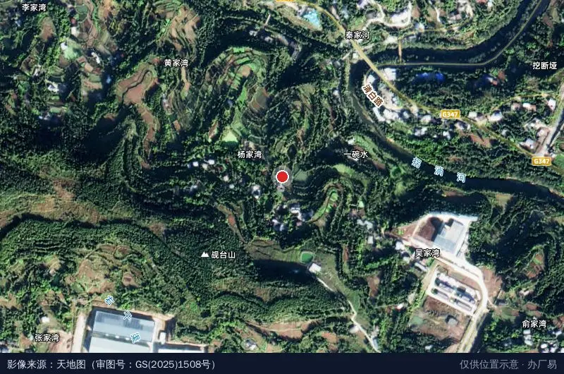 巴州工业园智能制造基地卫星位置示意图