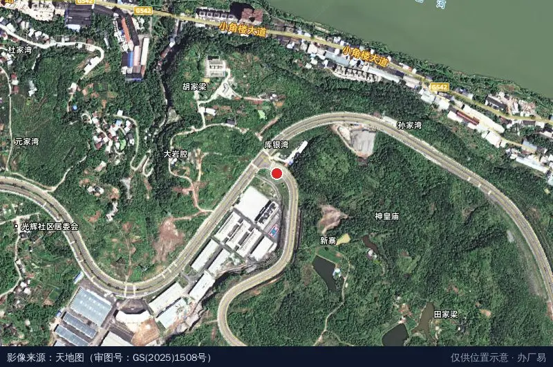 麦金地(平昌)中央厨房产业园卫星位置示意图