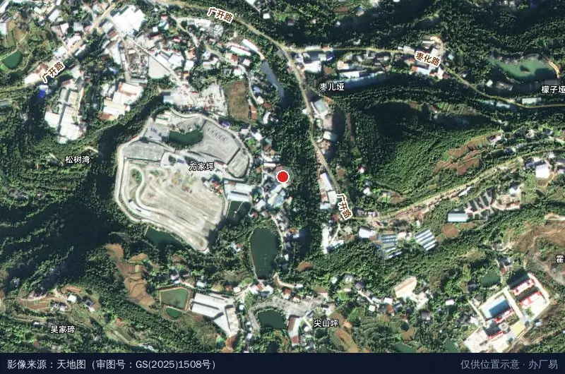 先锋汽车产业园-2栋卫星位置示意图