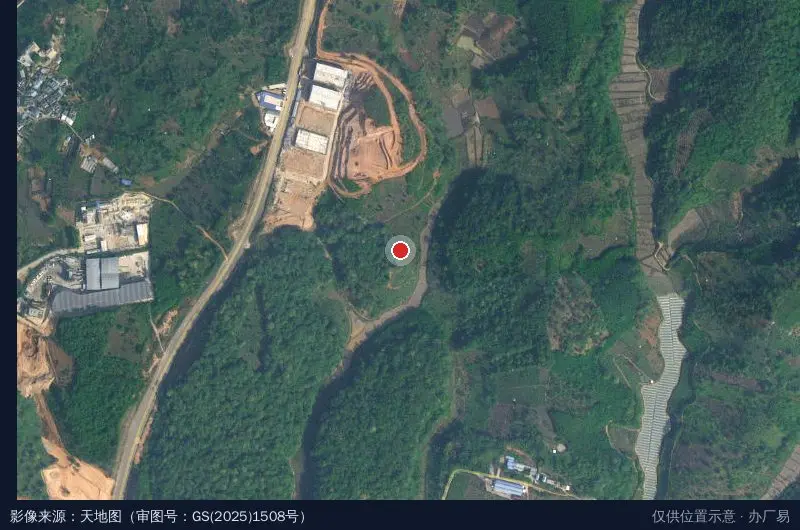 勐海工业园区-东区卫星位置示意图