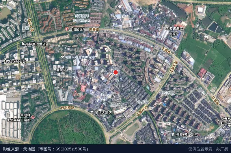 西双版纳海然农业科技有限公司卫星位置示意图