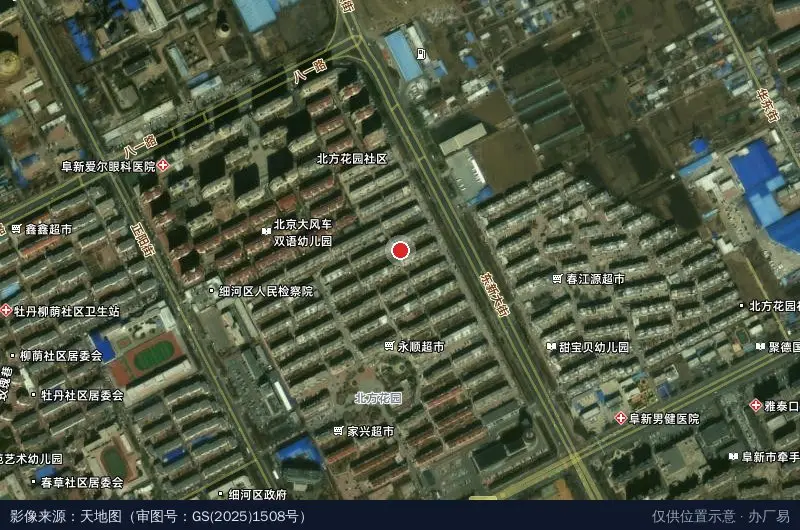 资源产业园卫星位置示意图
