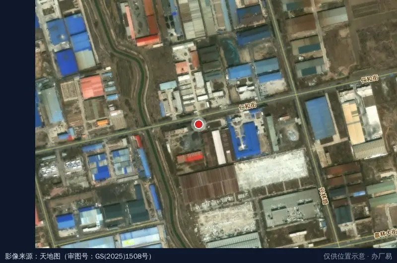 阜新彰武经济开发区卫星位置示意图