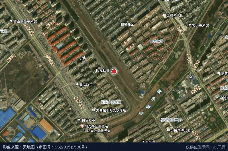 阜新经济开发区阜新国家液压产业基地阜新和利一汽大众展厅卫星位置示意图