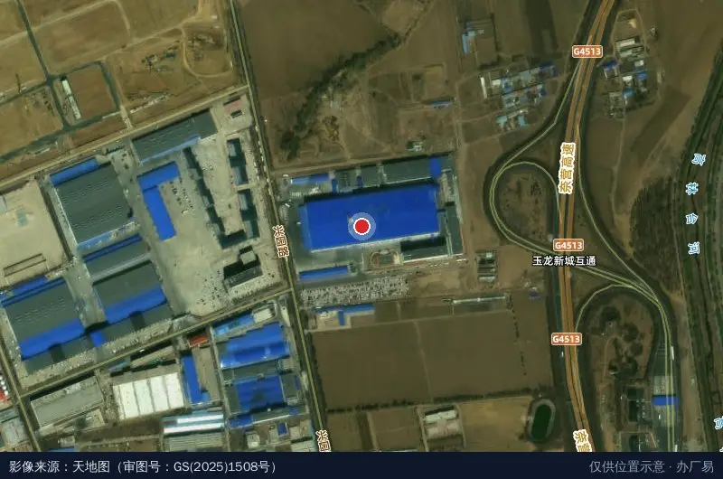 高新大街卫星位置示意图
