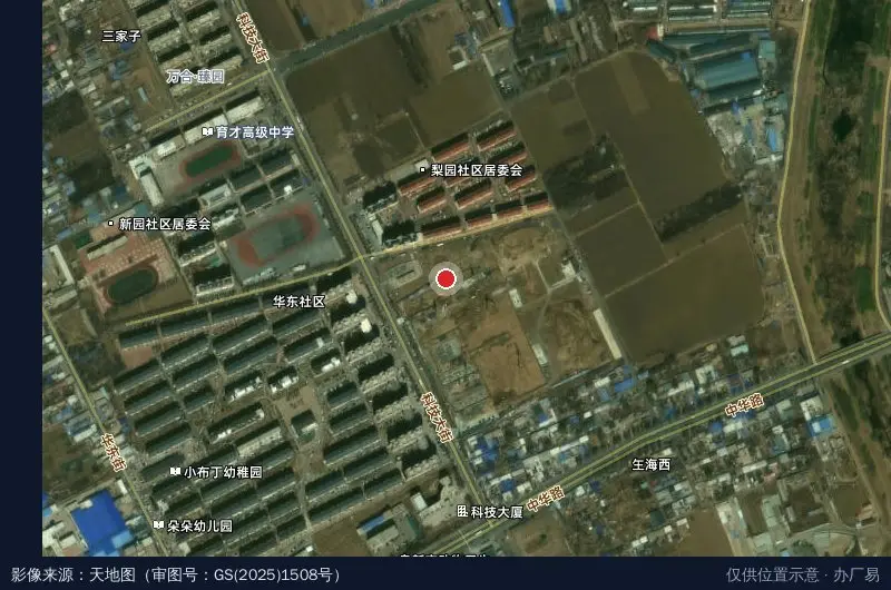 高新区-A座卫星位置示意图