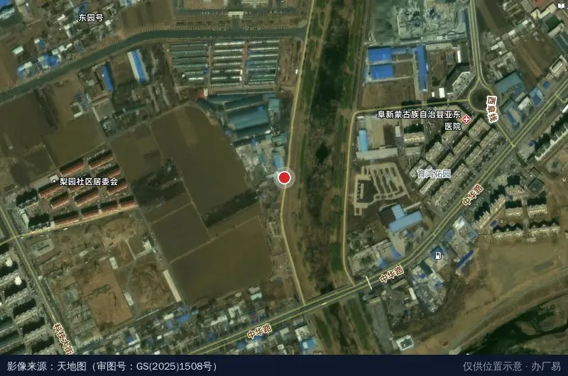 高新区-B座卫星位置示意图