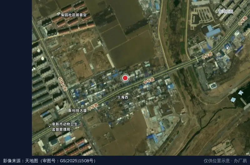 高新区客户服务中心卫星位置示意图