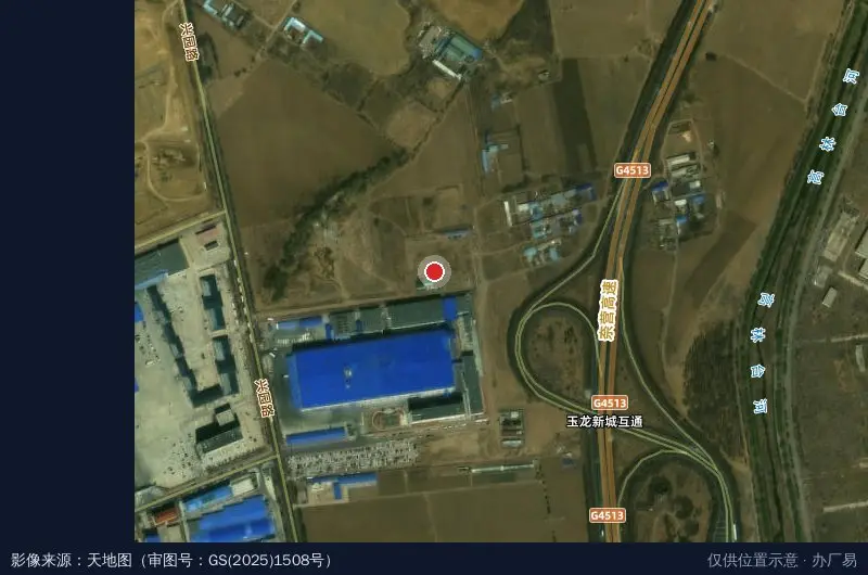 福棉集团新区卫星位置示意图