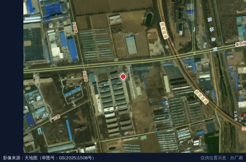 鑫辉通信工程有限责任公司(高新大街)卫星位置示意图