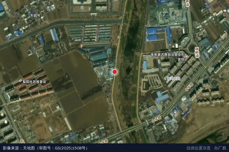 行政服务厅卫星位置示意图