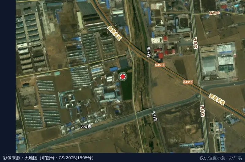 阜新市金佰利牧业有限责任公司卫星位置示意图